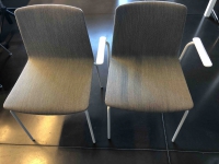 6 Pedrali Noa stoelen - toonzaalmodellen